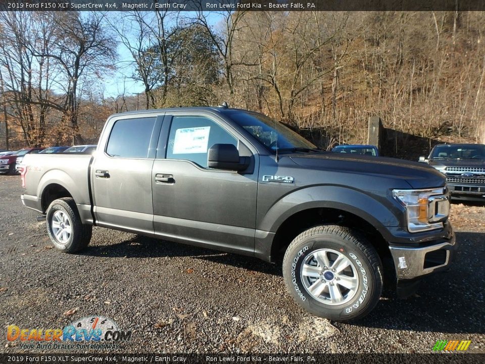 2019 Ford F150 XLT SuperCrew 4x4 Magnetic / Earth Gray Photo #8