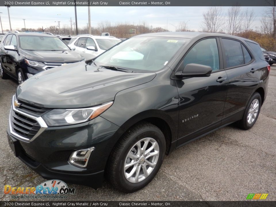2020 Chevrolet Equinox LS Nightfall Gray Metallic / Ash Gray Photo #1