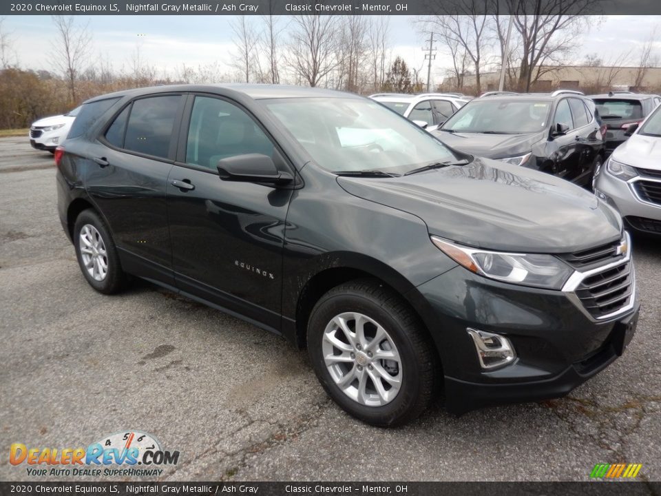 2020 Chevrolet Equinox LS Nightfall Gray Metallic / Ash Gray Photo #3