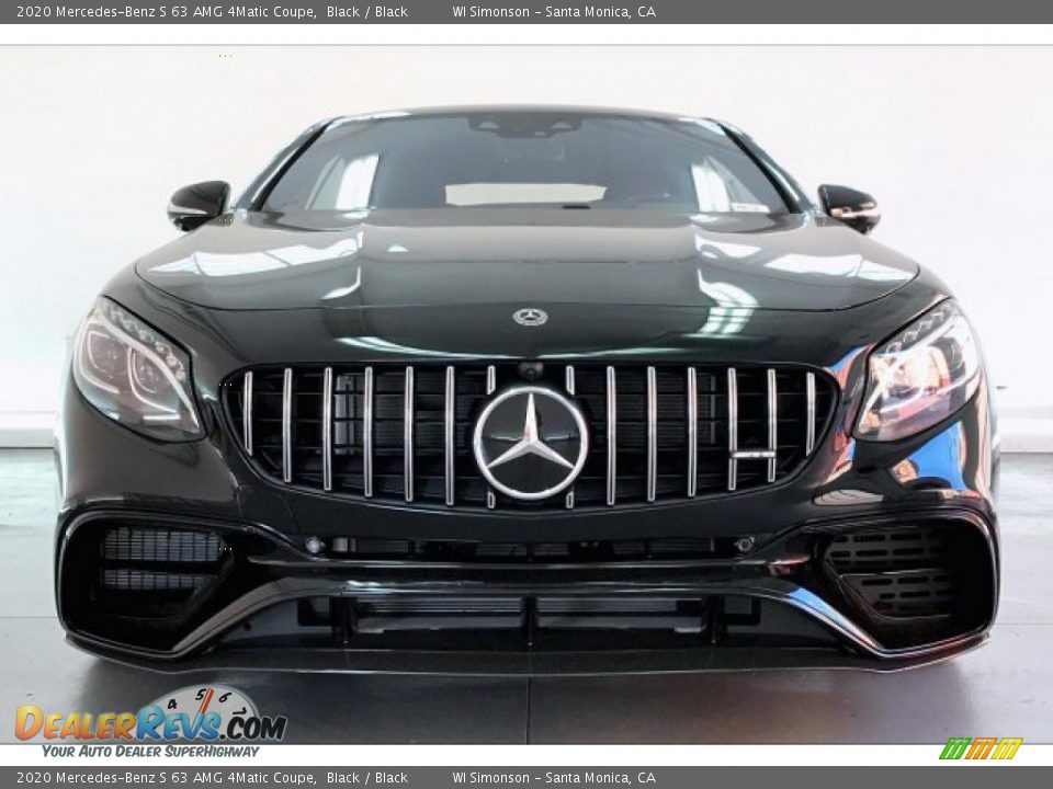 2020 Mercedes-Benz S 63 AMG 4Matic Coupe Black / Black Photo #2