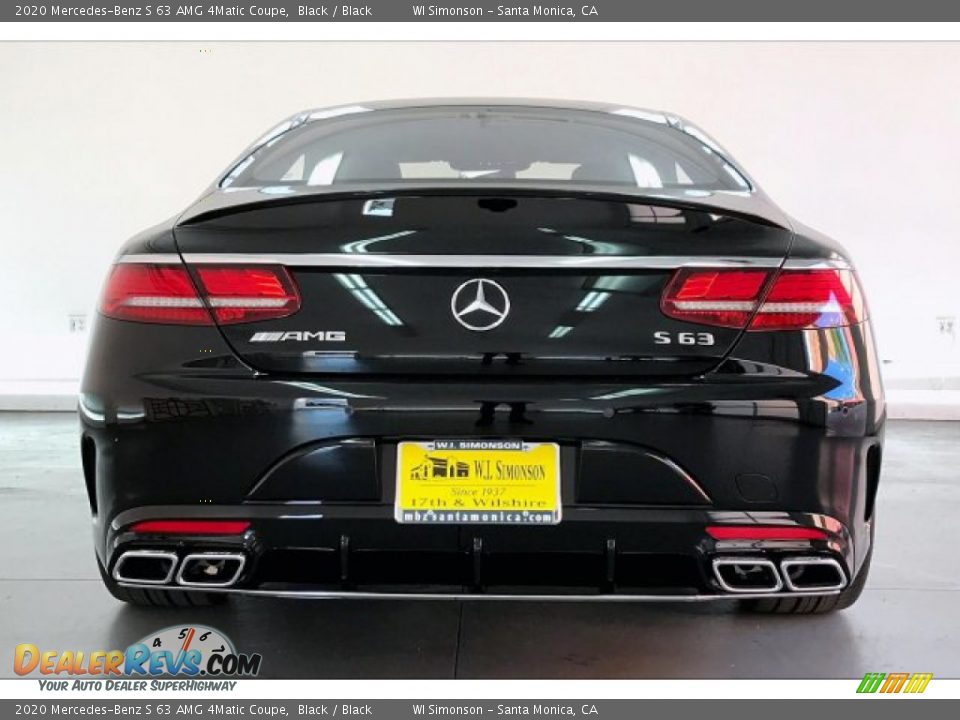 2020 Mercedes-Benz S 63 AMG 4Matic Coupe Black / Black Photo #3