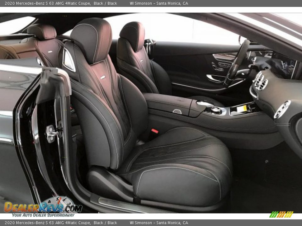 Black Interior - 2020 Mercedes-Benz S 63 AMG 4Matic Coupe Photo #6