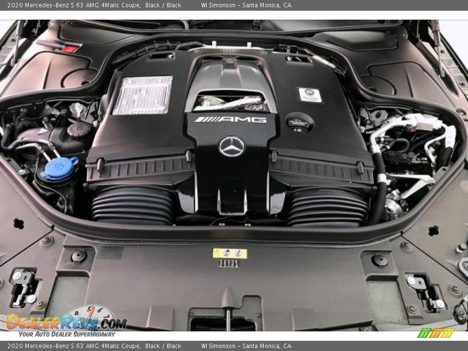 2020 Mercedes-Benz S 63 AMG 4Matic Coupe 4.0 Liter DI biturbo DOHC 32-Valve VVT V8 Engine Photo #9
