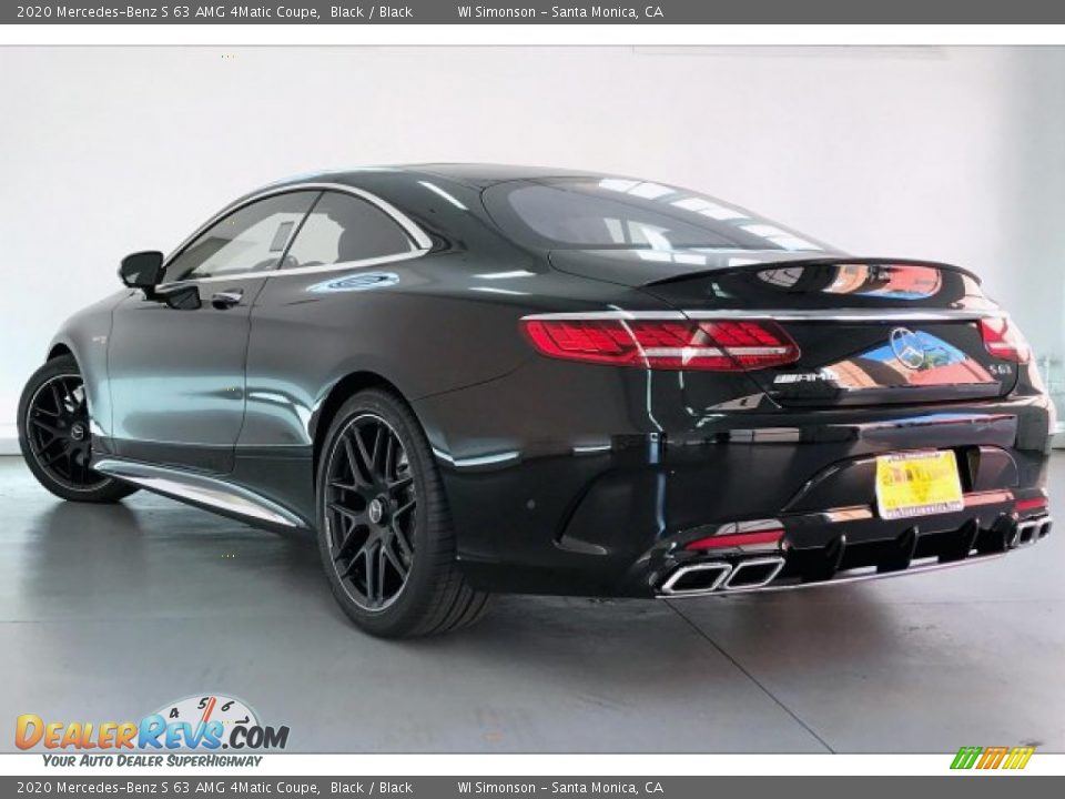 2020 Mercedes-Benz S 63 AMG 4Matic Coupe Black / Black Photo #10