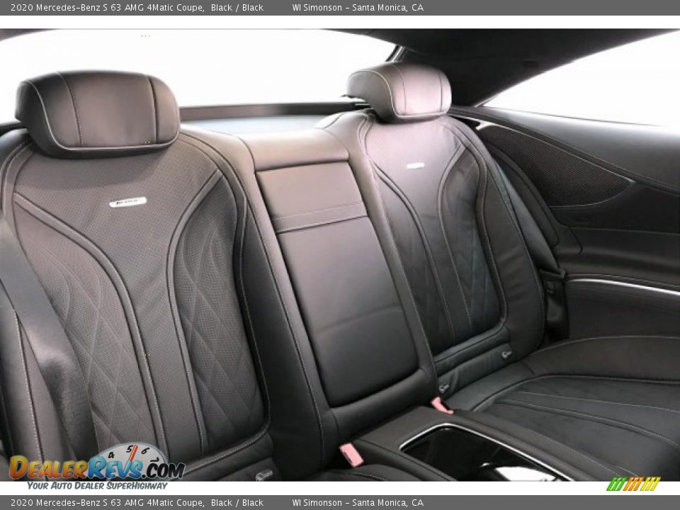 Rear Seat of 2020 Mercedes-Benz S 63 AMG 4Matic Coupe Photo #13