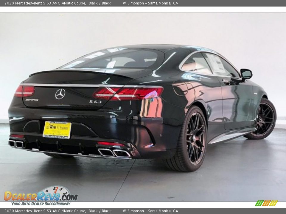 2020 Mercedes-Benz S 63 AMG 4Matic Coupe Black / Black Photo #16