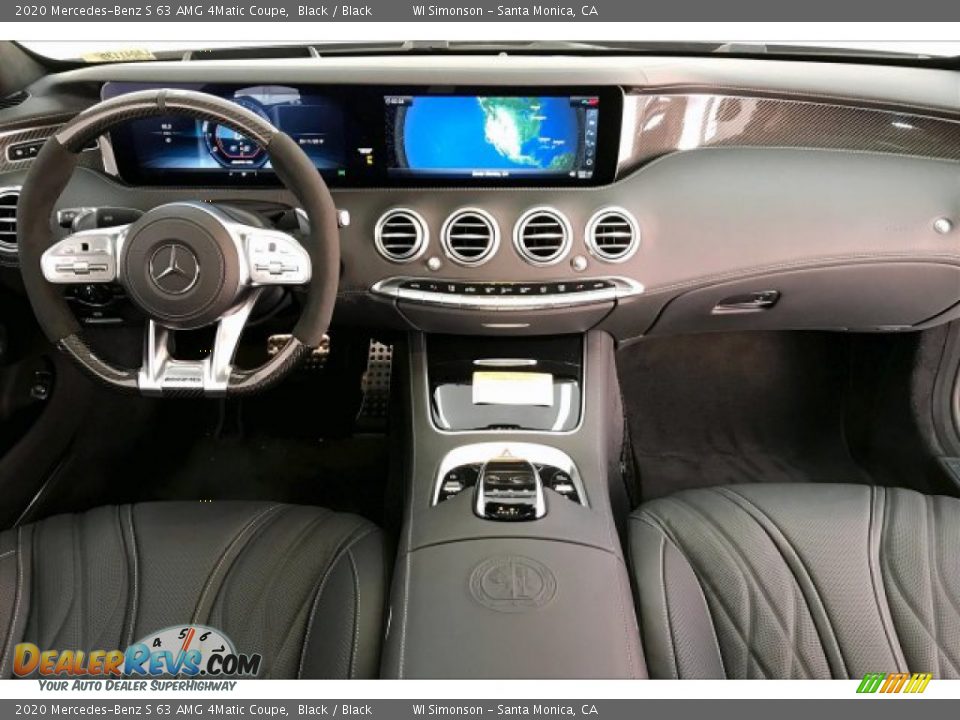 Dashboard of 2020 Mercedes-Benz S 63 AMG 4Matic Coupe Photo #17