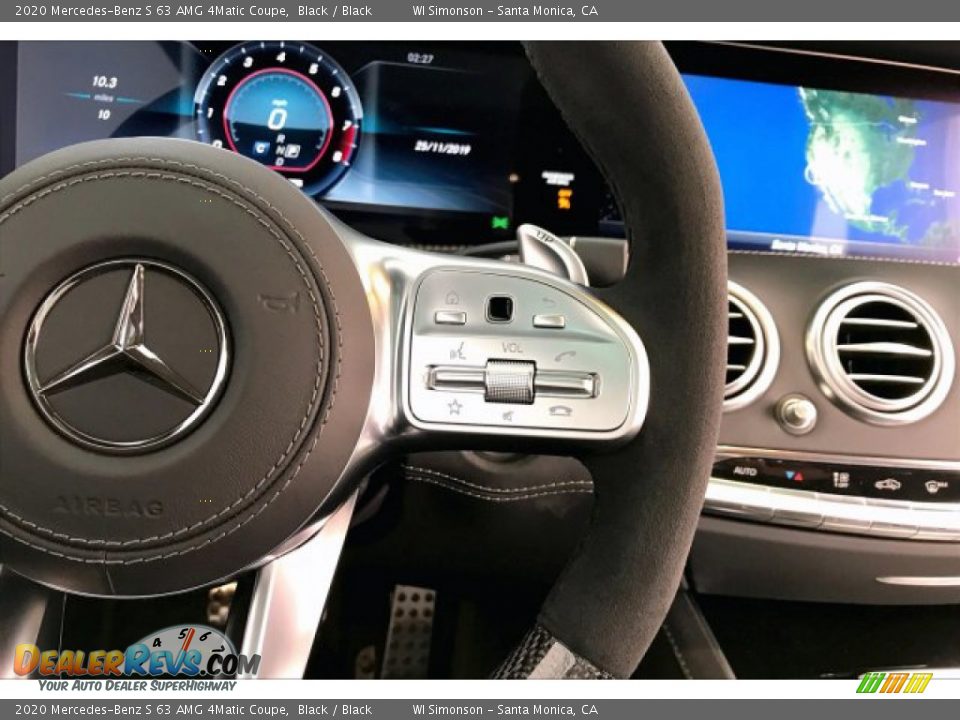 2020 Mercedes-Benz S 63 AMG 4Matic Coupe Steering Wheel Photo #19
