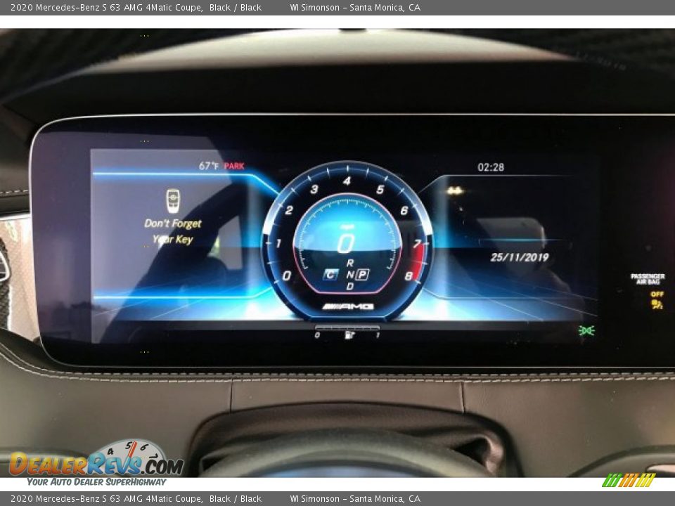 2020 Mercedes-Benz S 63 AMG 4Matic Coupe Gauges Photo #20