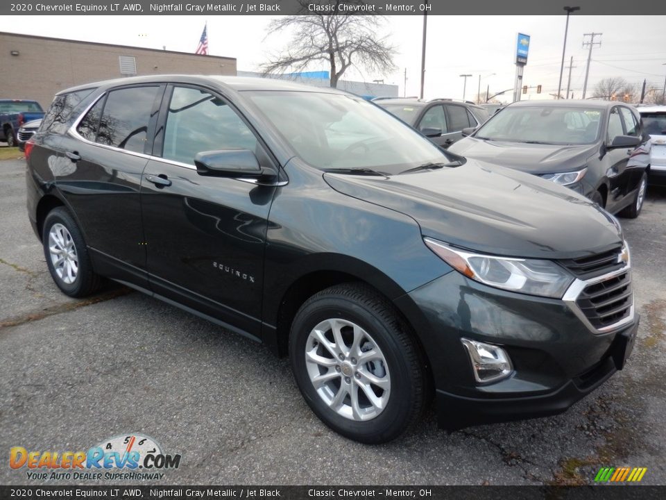 2020 Chevrolet Equinox LT AWD Nightfall Gray Metallic / Jet Black Photo #3