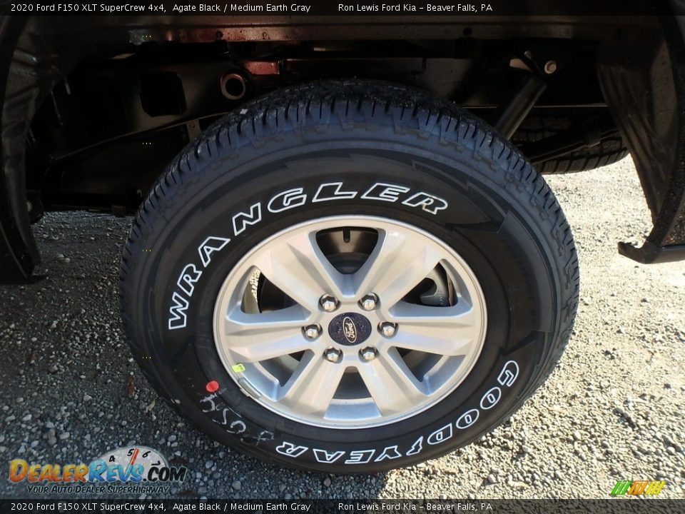2020 Ford F150 XLT SuperCrew 4x4 Agate Black / Medium Earth Gray Photo #9