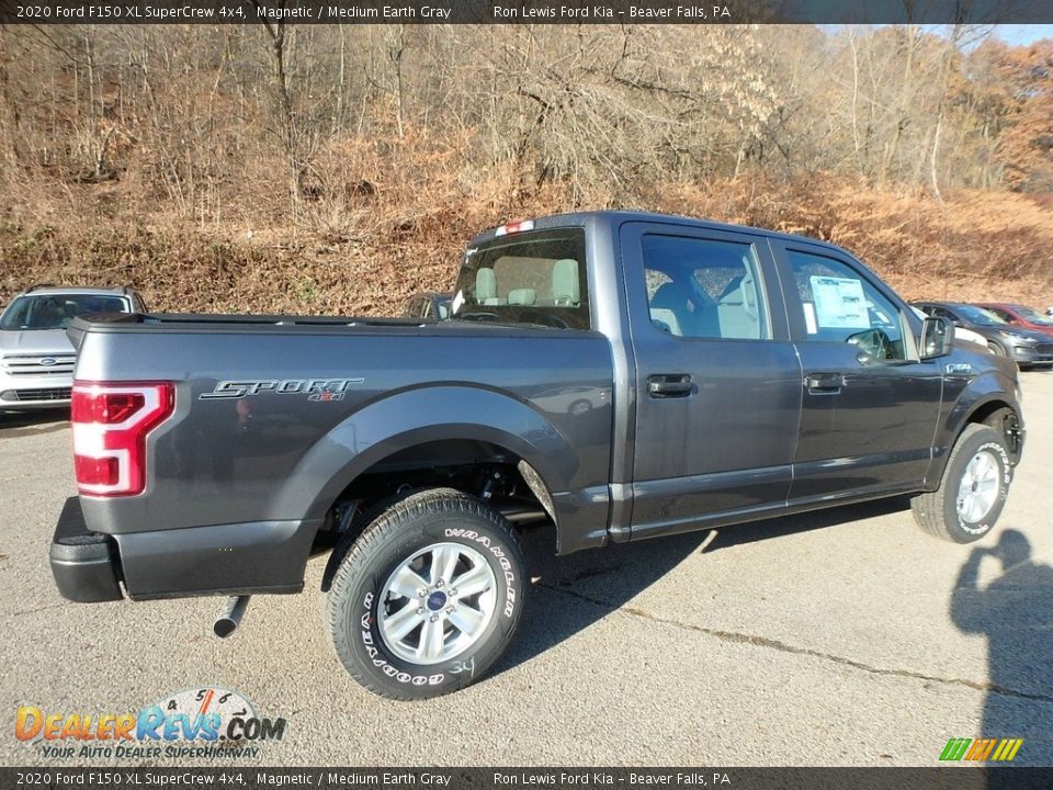 2020 Ford F150 XL SuperCrew 4x4 Magnetic / Medium Earth Gray Photo #2