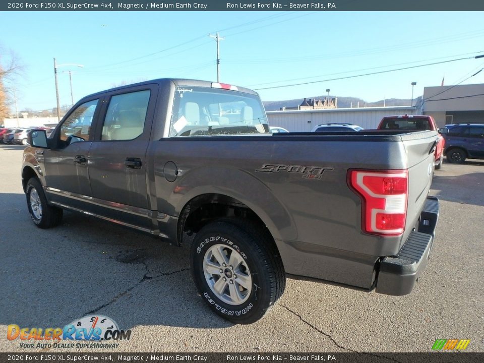2020 Ford F150 XL SuperCrew 4x4 Magnetic / Medium Earth Gray Photo #5