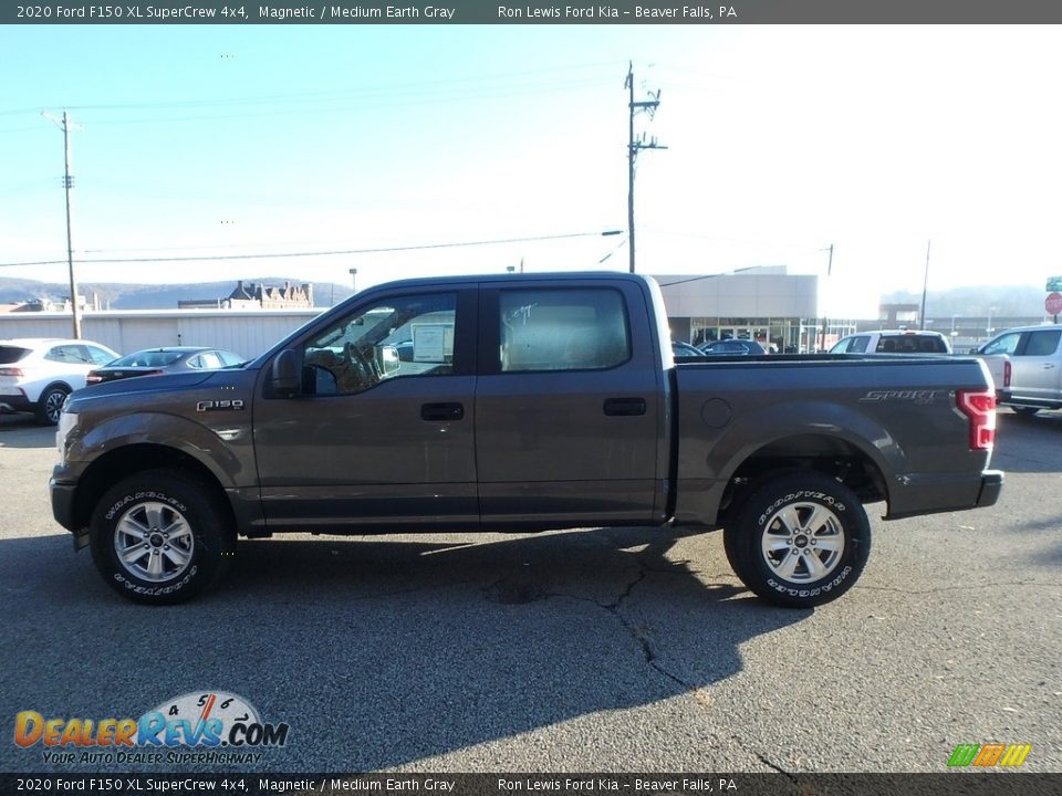 2020 Ford F150 XL SuperCrew 4x4 Magnetic / Medium Earth Gray Photo #6