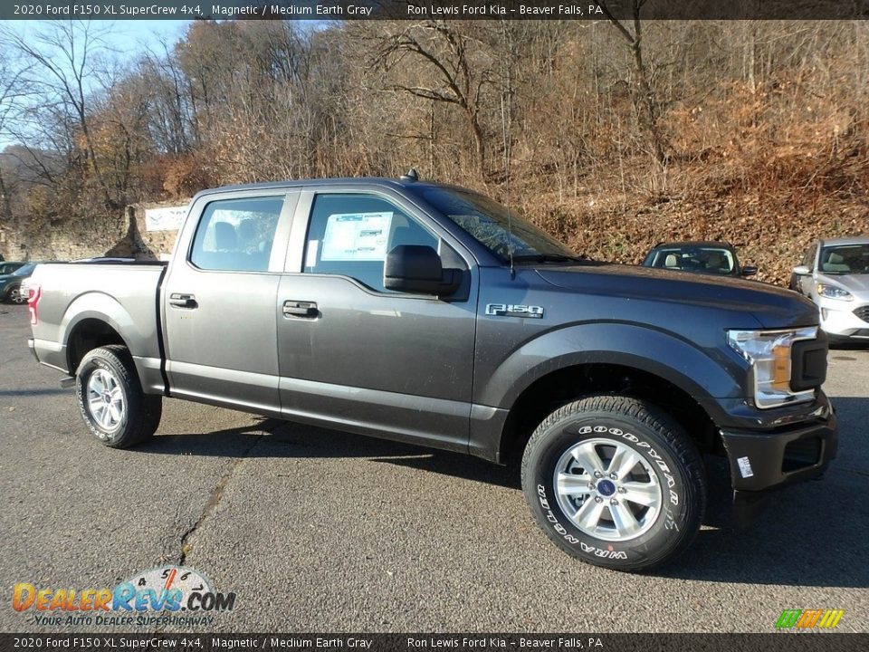 2020 Ford F150 XL SuperCrew 4x4 Magnetic / Medium Earth Gray Photo #9