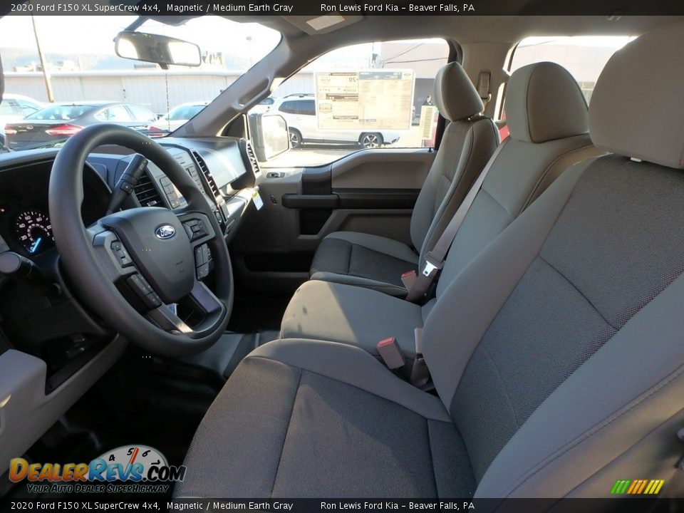 2020 Ford F150 XL SuperCrew 4x4 Magnetic / Medium Earth Gray Photo #13