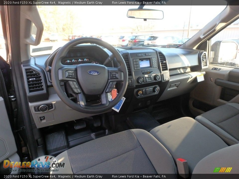 2020 Ford F150 XL SuperCrew 4x4 Magnetic / Medium Earth Gray Photo #15