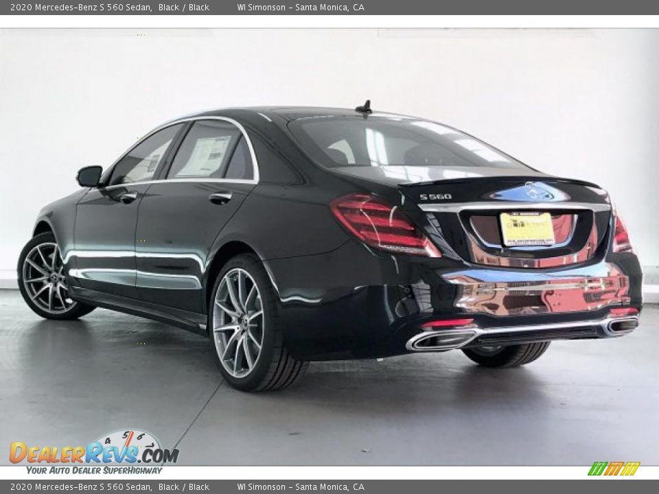 2020 Mercedes-Benz S 560 Sedan Black / Black Photo #2