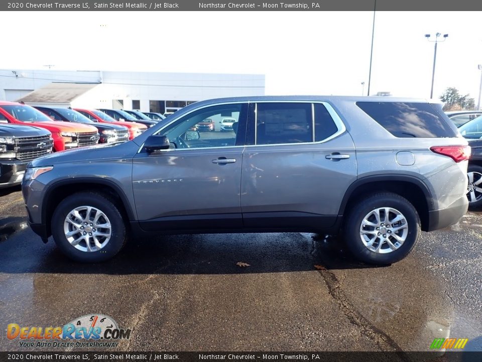 2020 Chevrolet Traverse LS Satin Steel Metallic / Jet Black Photo #2