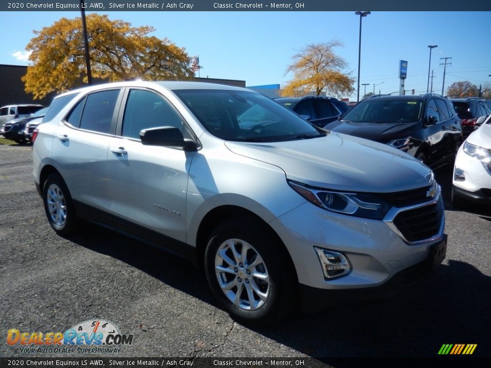 2020 Chevrolet Equinox LS AWD Silver Ice Metallic / Ash Gray Photo #3