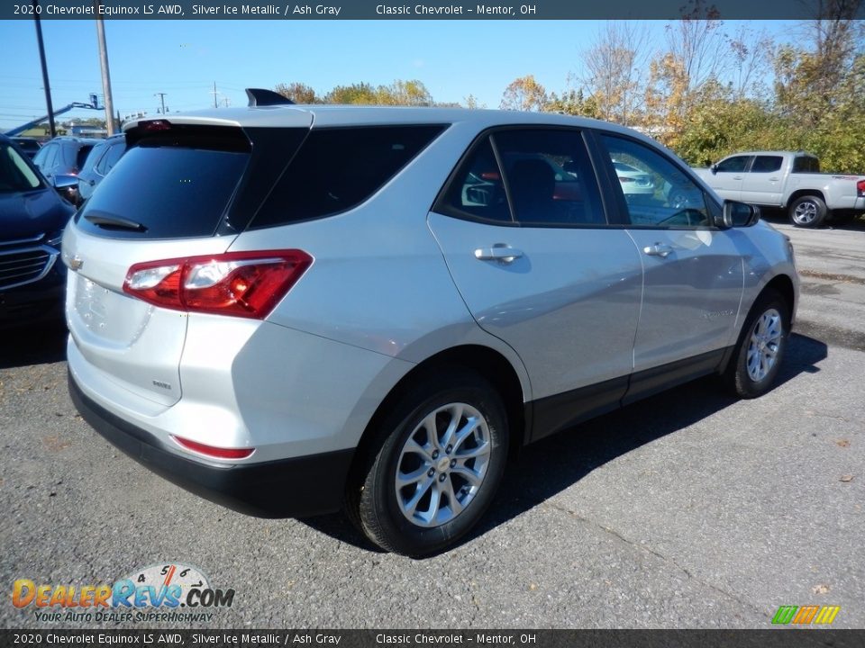 2020 Chevrolet Equinox LS AWD Silver Ice Metallic / Ash Gray Photo #4