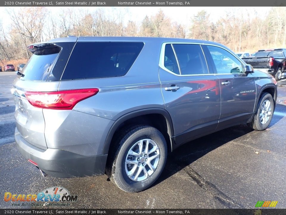 2020 Chevrolet Traverse LS Satin Steel Metallic / Jet Black Photo #5