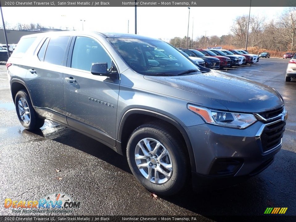 2020 Chevrolet Traverse LS Satin Steel Metallic / Jet Black Photo #6