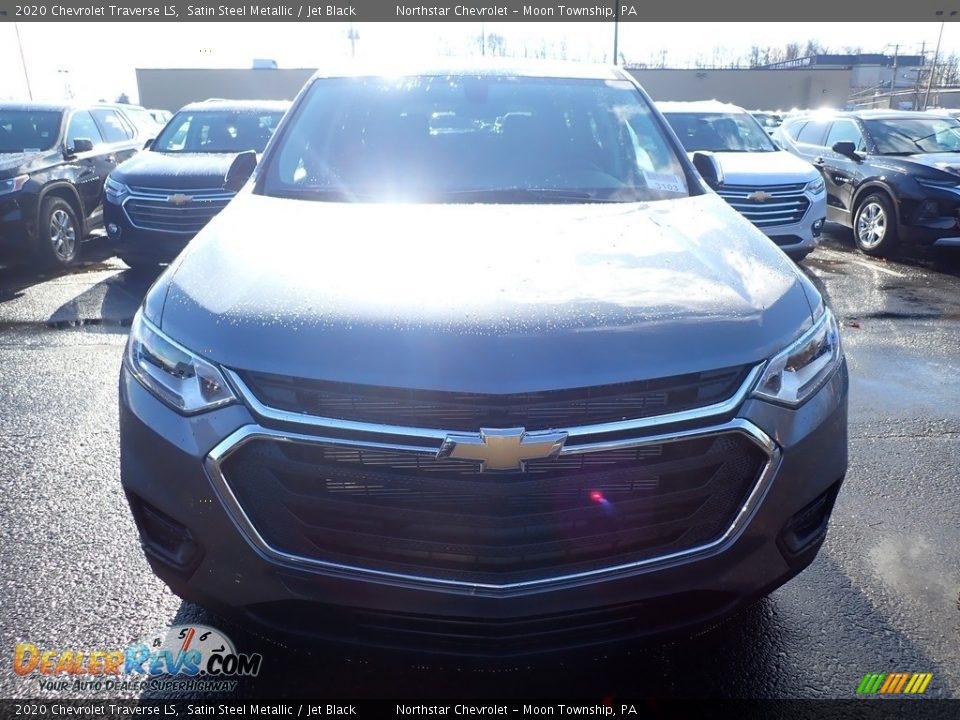 2020 Chevrolet Traverse LS Satin Steel Metallic / Jet Black Photo #7