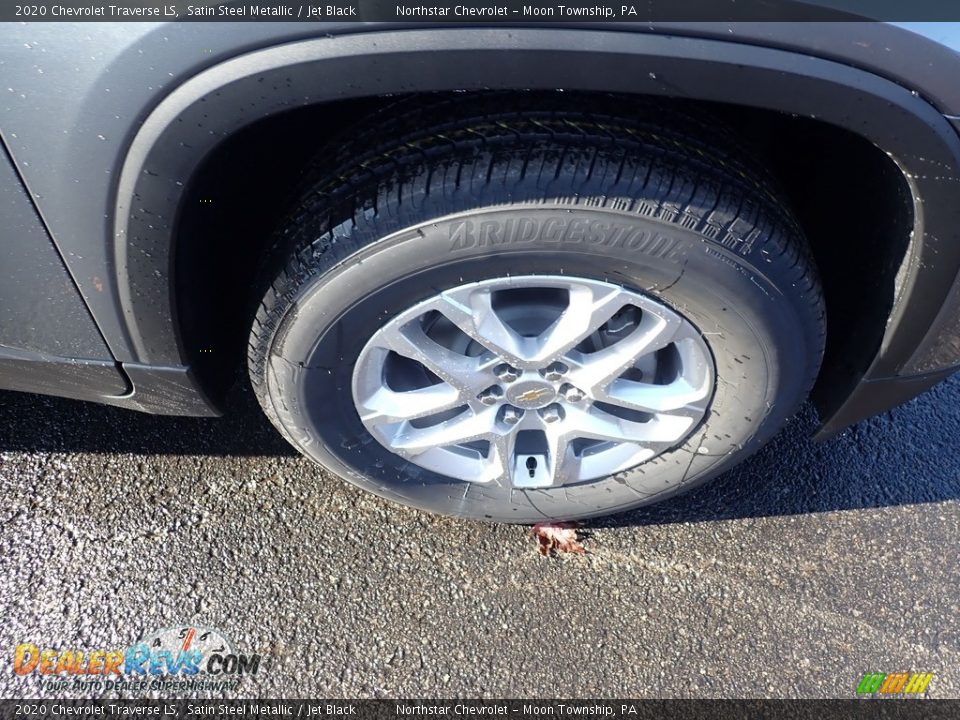 2020 Chevrolet Traverse LS Satin Steel Metallic / Jet Black Photo #8