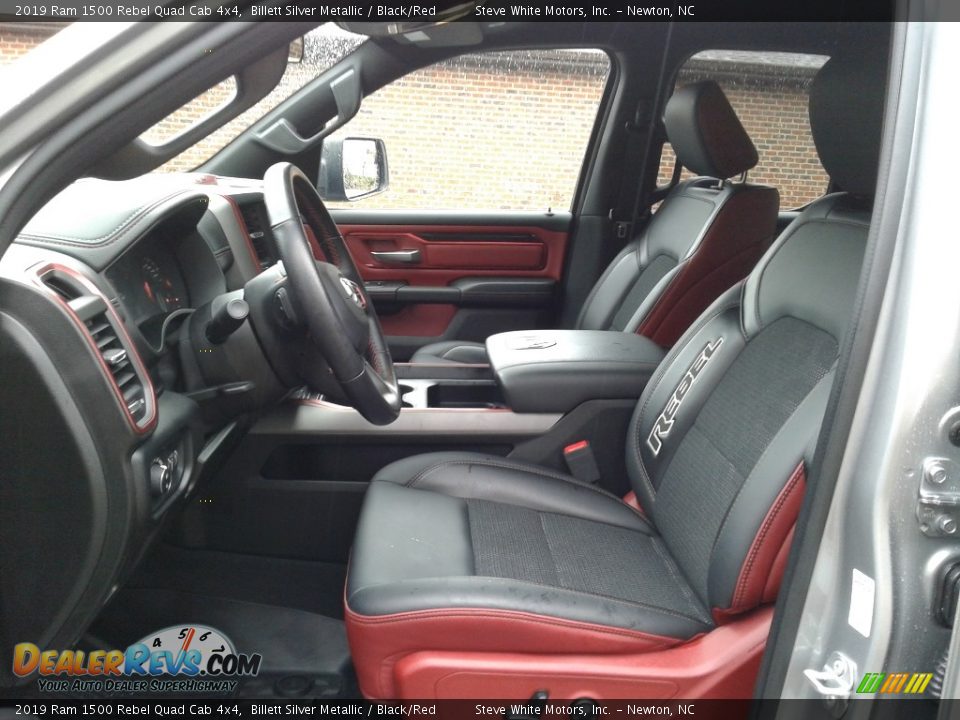 Front Seat of 2019 Ram 1500 Rebel Quad Cab 4x4 Photo #10