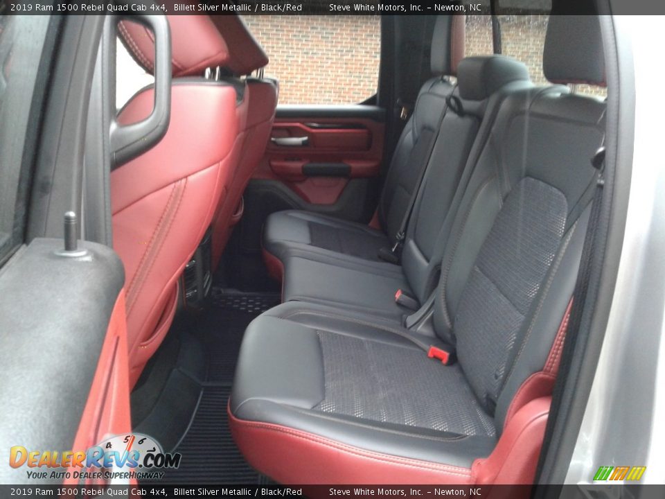 Rear Seat of 2019 Ram 1500 Rebel Quad Cab 4x4 Photo #11