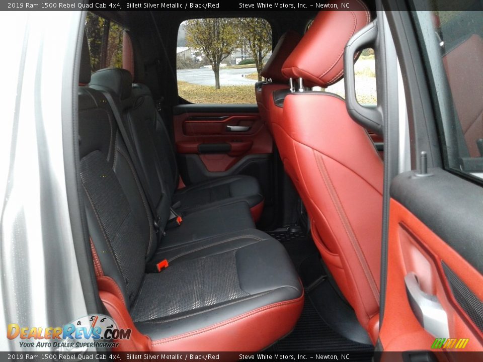 Rear Seat of 2019 Ram 1500 Rebel Quad Cab 4x4 Photo #13