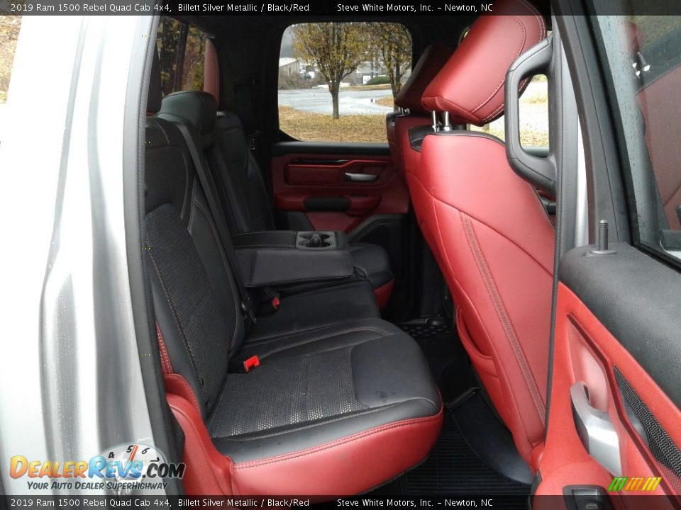 Rear Seat of 2019 Ram 1500 Rebel Quad Cab 4x4 Photo #14