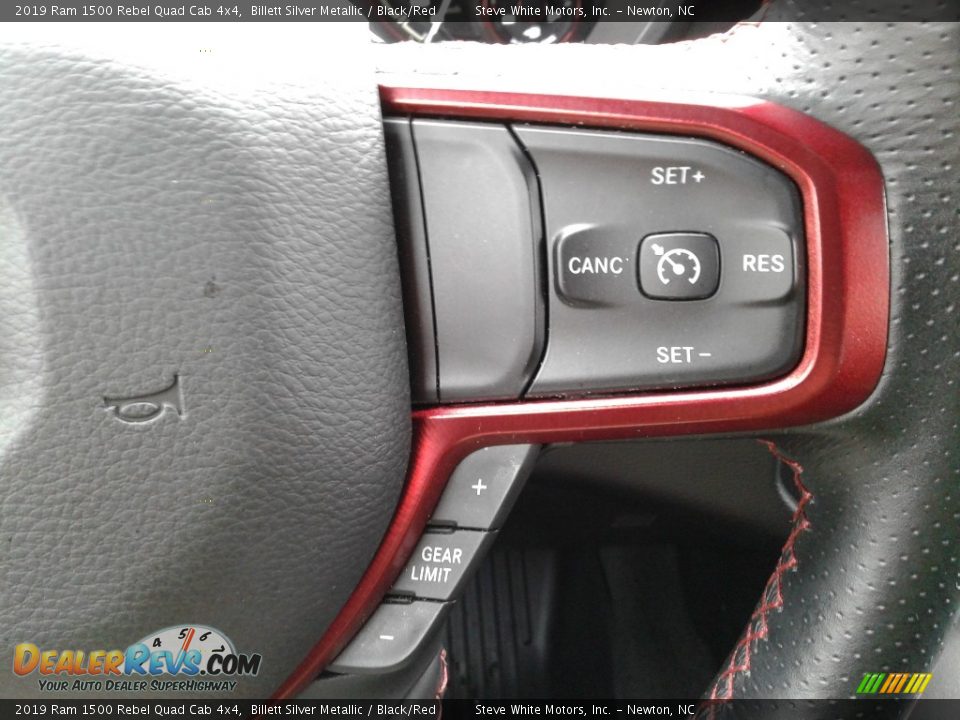 2019 Ram 1500 Rebel Quad Cab 4x4 Steering Wheel Photo #18