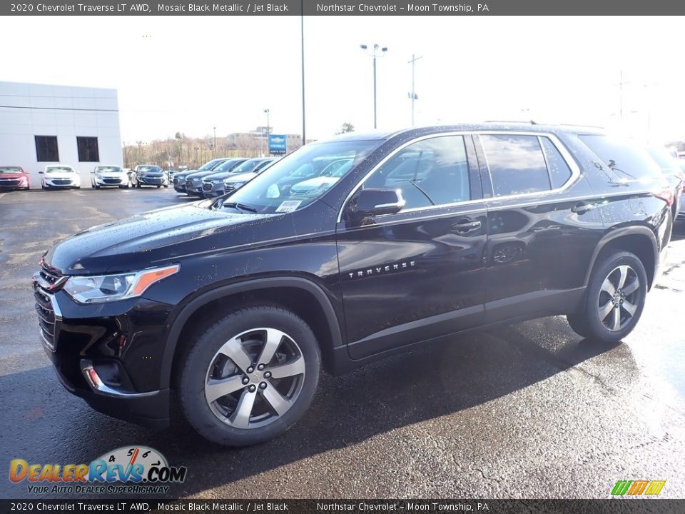 2020 Chevrolet Traverse LT AWD Mosaic Black Metallic / Jet Black Photo #1