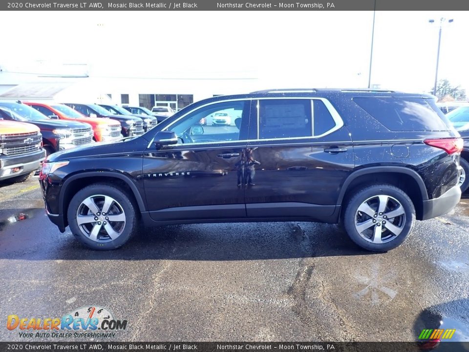 2020 Chevrolet Traverse LT AWD Mosaic Black Metallic / Jet Black Photo #2