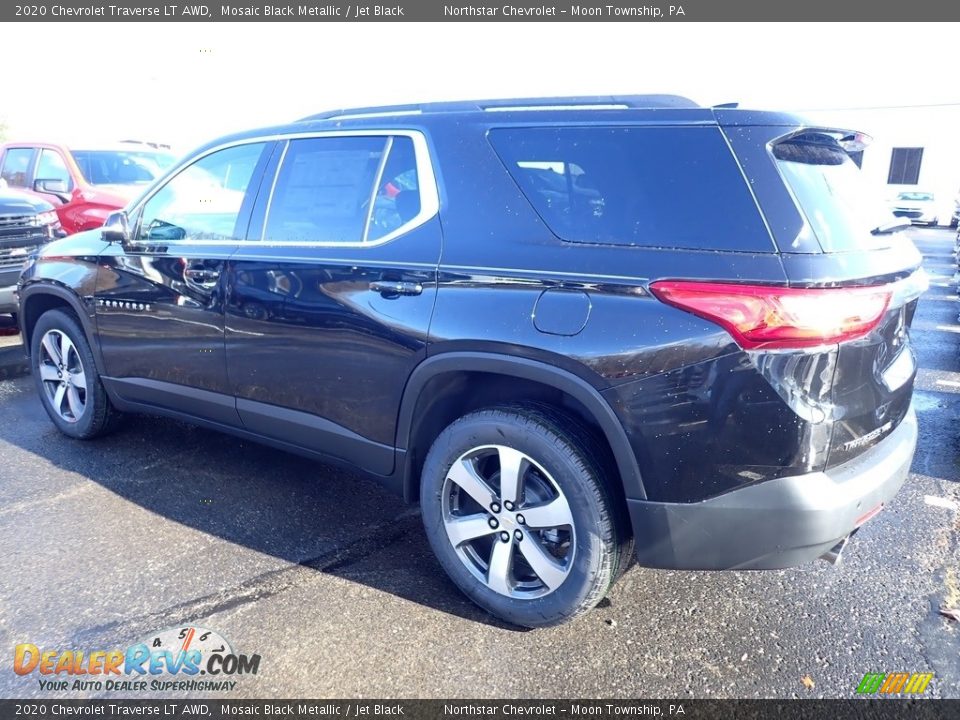 2020 Chevrolet Traverse LT AWD Mosaic Black Metallic / Jet Black Photo #3