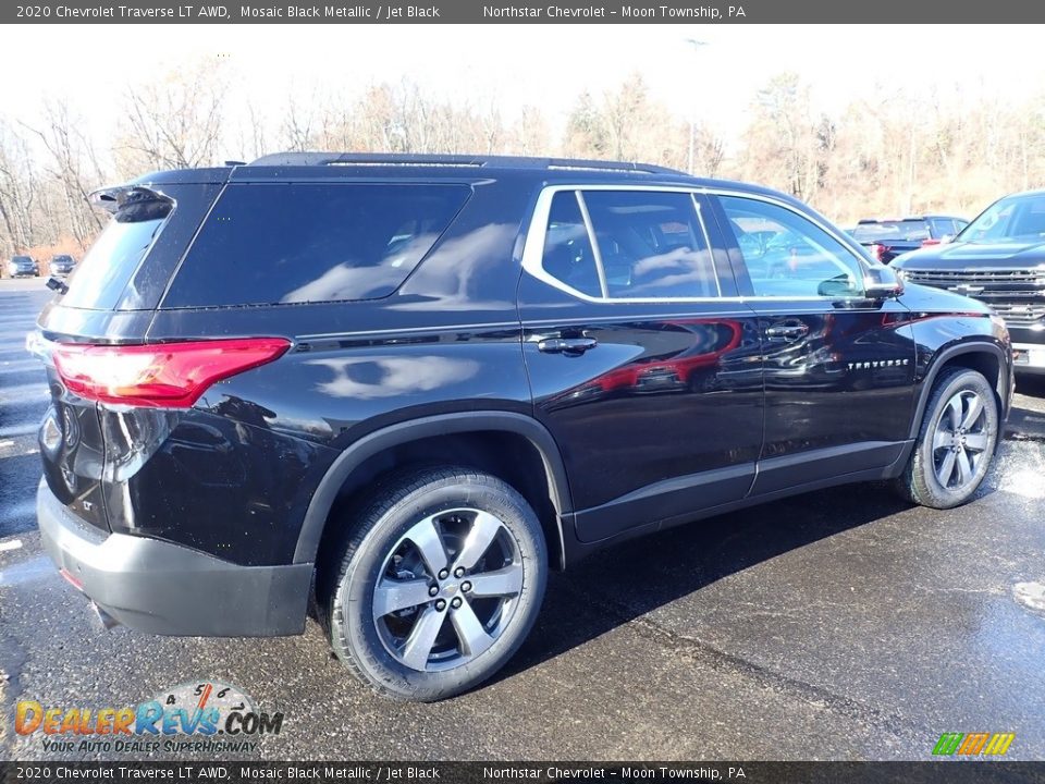 2020 Chevrolet Traverse LT AWD Mosaic Black Metallic / Jet Black Photo #5