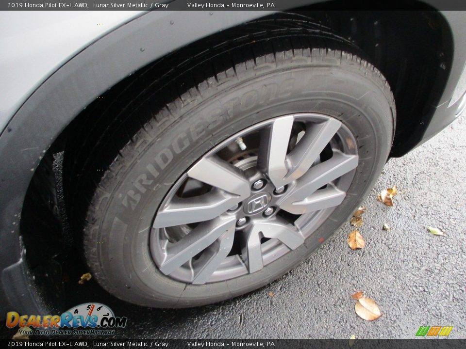 2019 Honda Pilot EX-L AWD Lunar Silver Metallic / Gray Photo #6