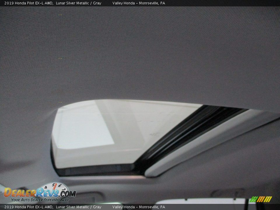 2019 Honda Pilot EX-L AWD Lunar Silver Metallic / Gray Photo #11