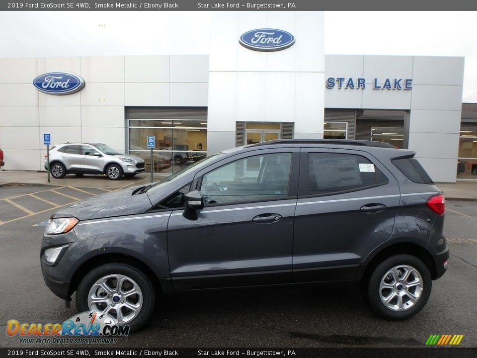 2019 Ford EcoSport SE 4WD Smoke Metallic / Ebony Black Photo #1