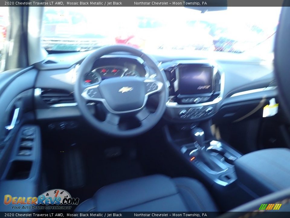 2020 Chevrolet Traverse LT AWD Mosaic Black Metallic / Jet Black Photo #14