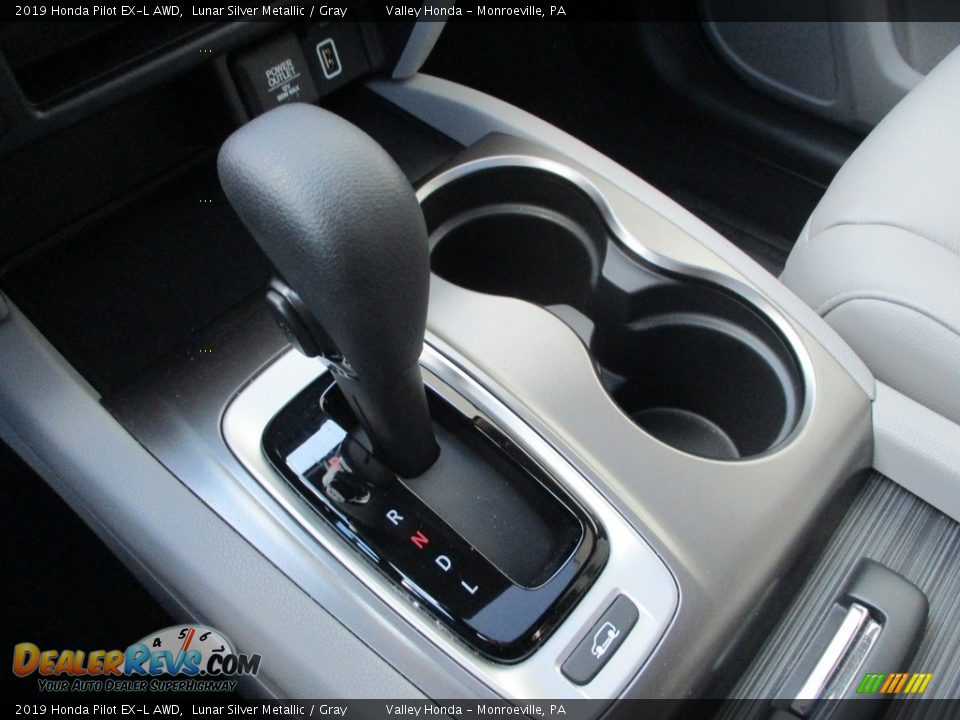 2019 Honda Pilot EX-L AWD Lunar Silver Metallic / Gray Photo #16