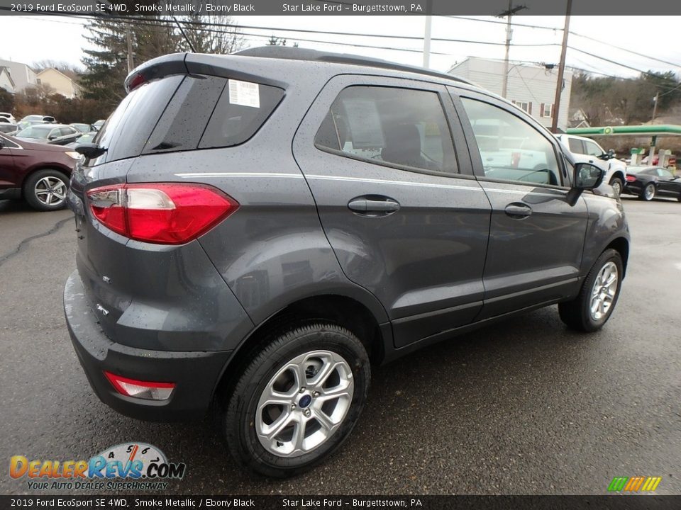 2019 Ford EcoSport SE 4WD Smoke Metallic / Ebony Black Photo #5