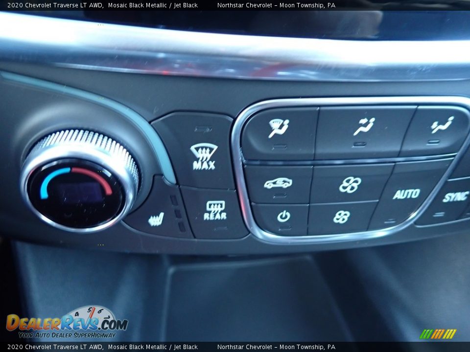 2020 Chevrolet Traverse LT AWD Mosaic Black Metallic / Jet Black Photo #20