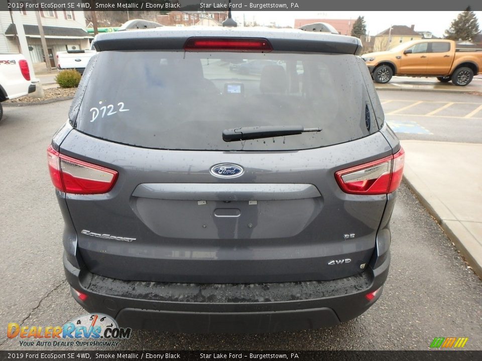 2019 Ford EcoSport SE 4WD Smoke Metallic / Ebony Black Photo #7