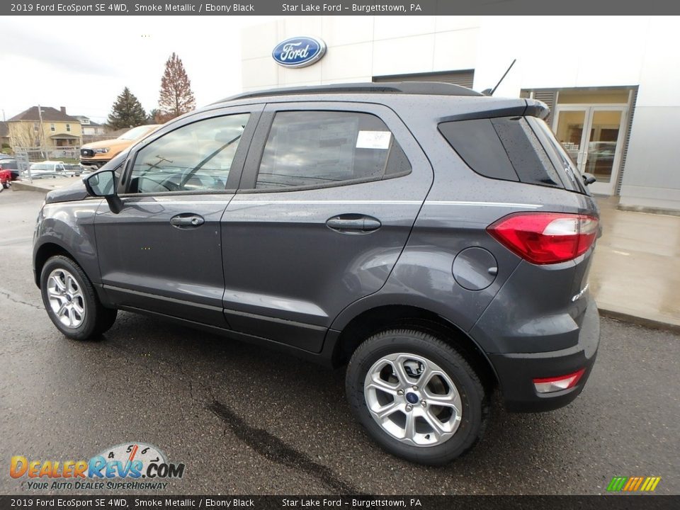 2019 Ford EcoSport SE 4WD Smoke Metallic / Ebony Black Photo #8