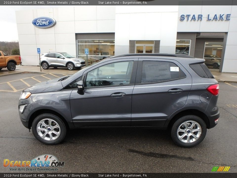 2019 Ford EcoSport SE 4WD Smoke Metallic / Ebony Black Photo #9