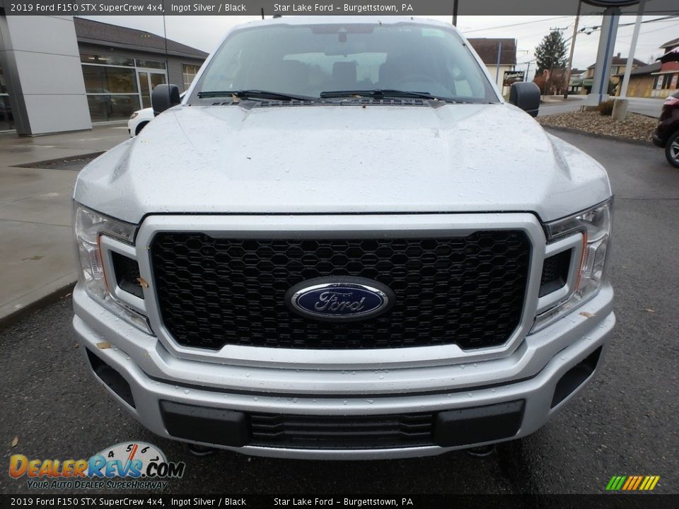 2019 Ford F150 STX SuperCrew 4x4 Ingot Silver / Black Photo #2