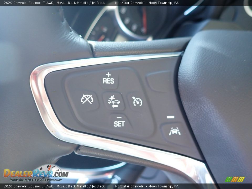 2020 Chevrolet Equinox LT AWD Mosaic Black Metallic / Jet Black Photo #15